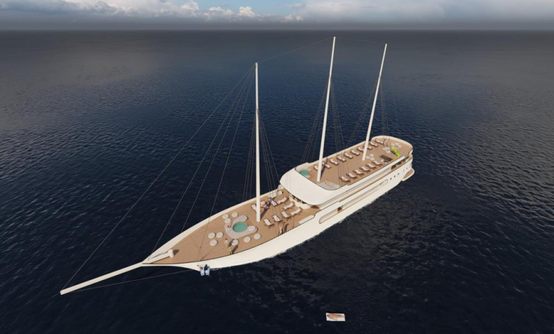 Naš jacuzzi na jachti  render