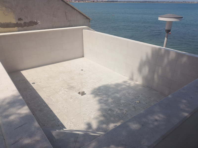 Mali preljevni Bazen Zadar Nin prazan