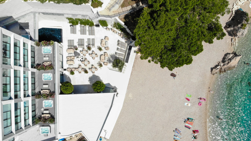 Medistone hotel gradnja bazena