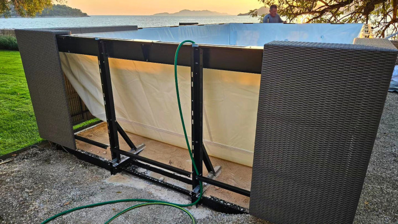 Laghetto Diva LTI nadzemni bazen Dubrovnik Folija